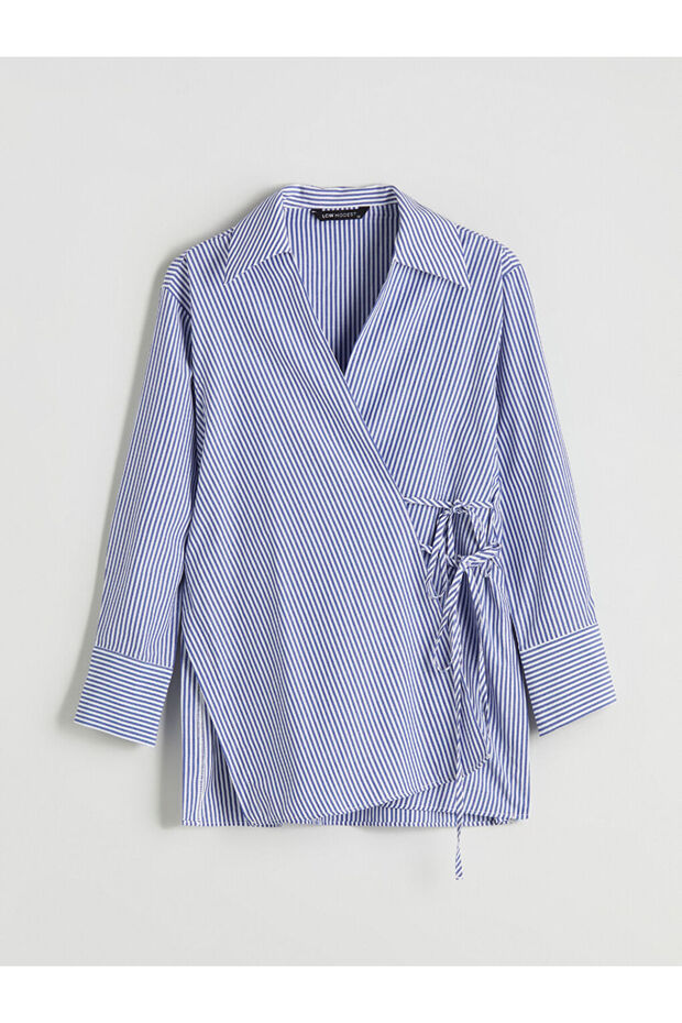 Women's Tie-Waist Shirt Tunic
