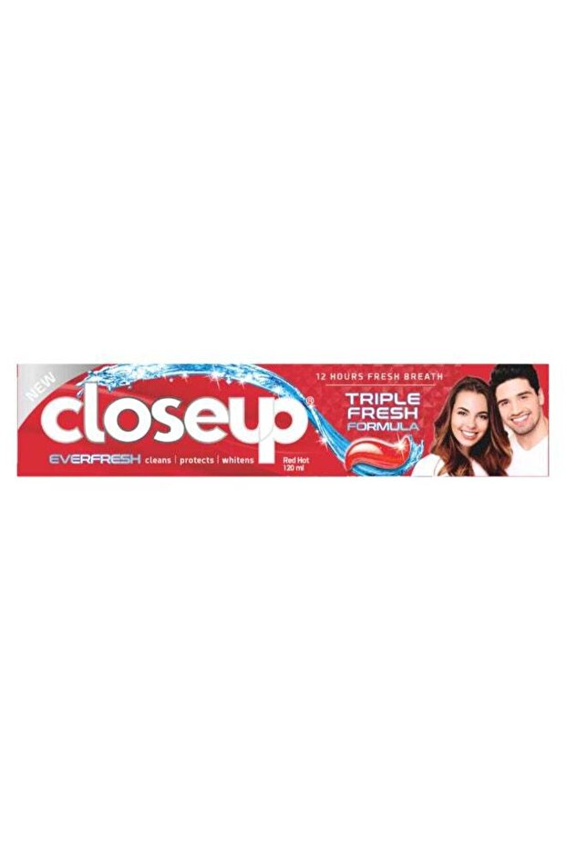 Triple Fresh Gel Toothpaste Red Hot Flavor Red 120ml