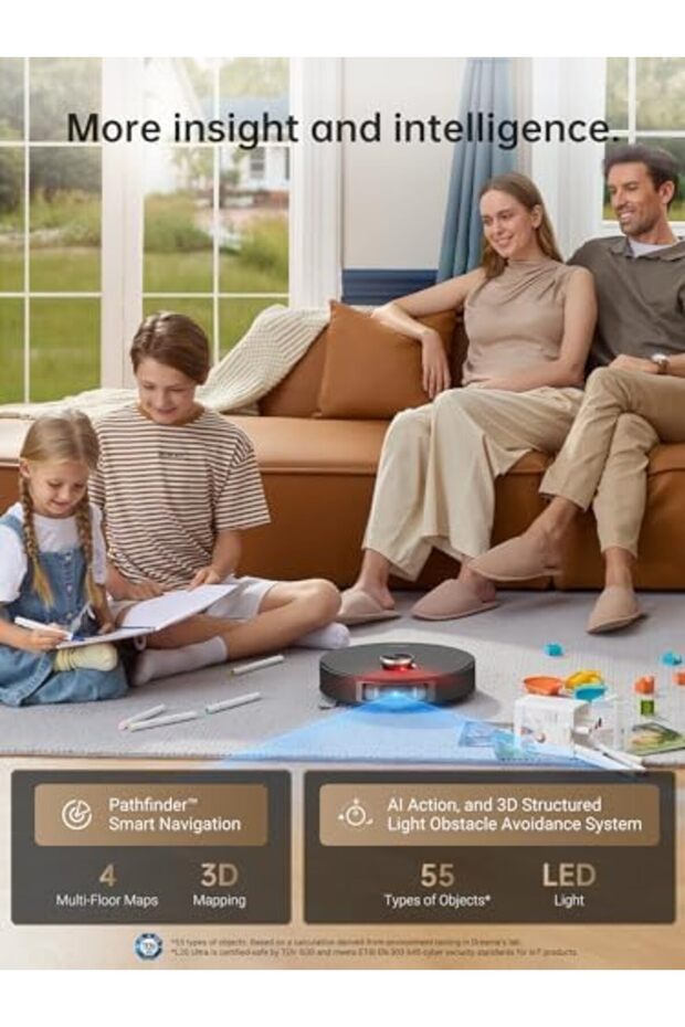 L20 Ultra Robot Vacuum and Mop with Auto Removal, Washing, Drying, 7000Pa Suction, Self-Empty - 8