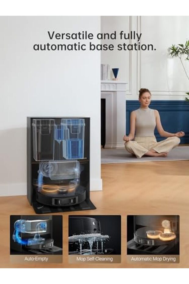 L20 Ultra Robot Vacuum and Mop with Auto Removal, Washing, Drying, 7000Pa Suction, Self-Empty - 4