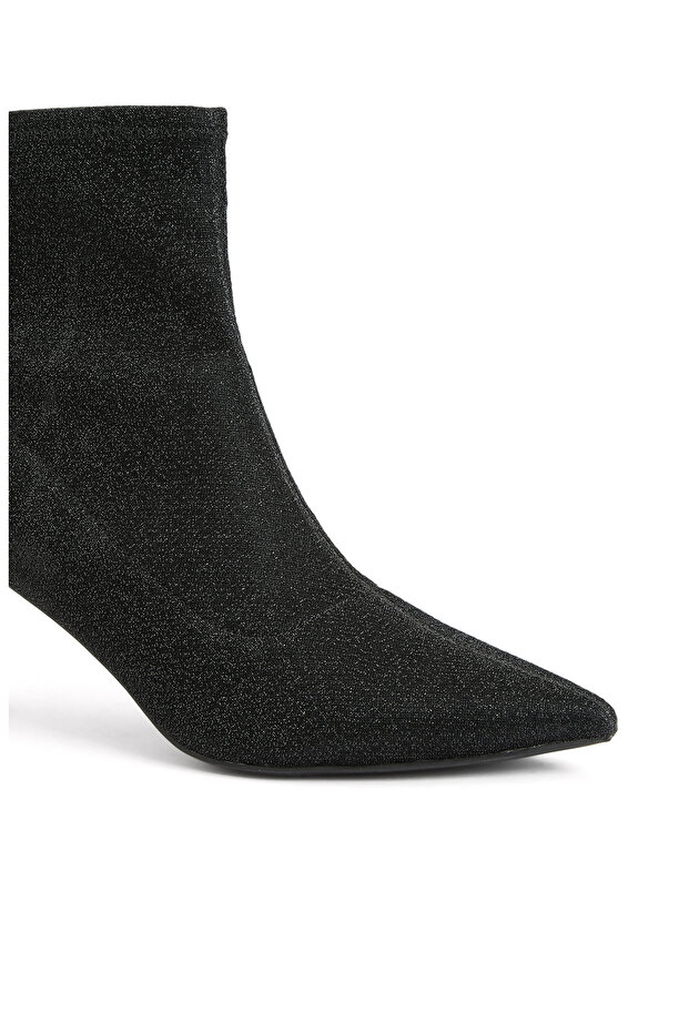 Siyah Kadın Desenli Bot - 6