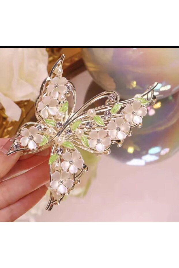 Gold Color Stone Rose Model Women's Buckle