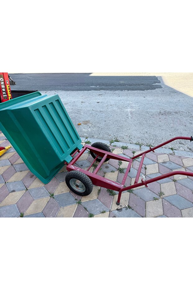 Plastik 2 tekerli silaj arabası - 1