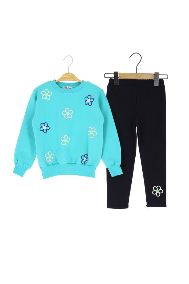 Girl's Suit Daisy Printed