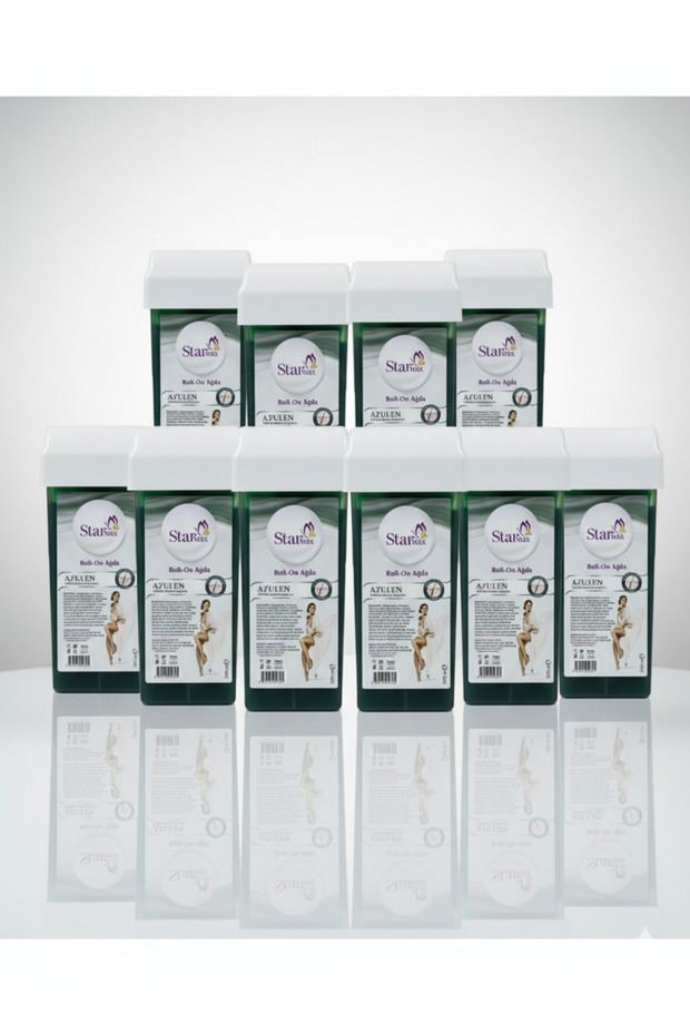 Roll On Kartuş Sir Ağda Azulen | Hassas Ciltler İçin Özel | 10'lu Profesyonel Paket - 3