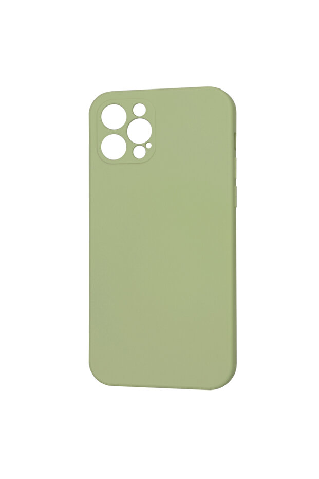 Husa silicon iPhone 12 Pro SoftFlex MagSafe, verde - 2