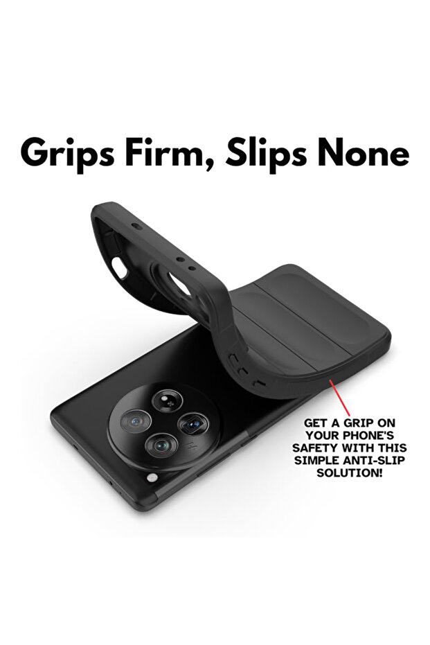 Husa OnePlus 12 Magic Shield, μαύρο - 3