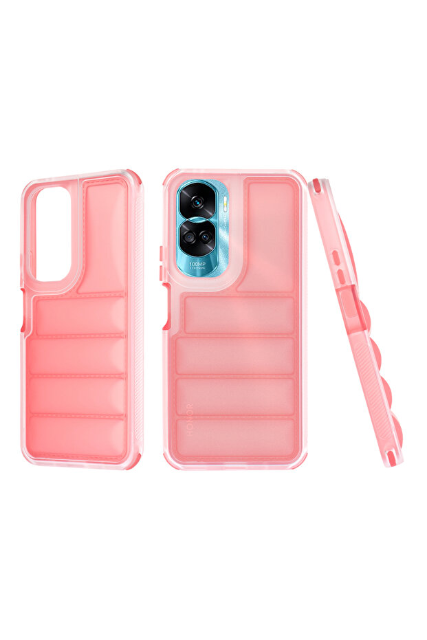 Husa Honor 90 Lite Wave Shield, rosu - 1