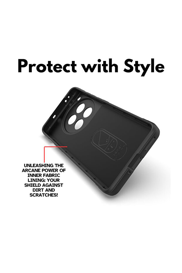 Husa OnePlus 12 Magic Shield, μαύρο - 4