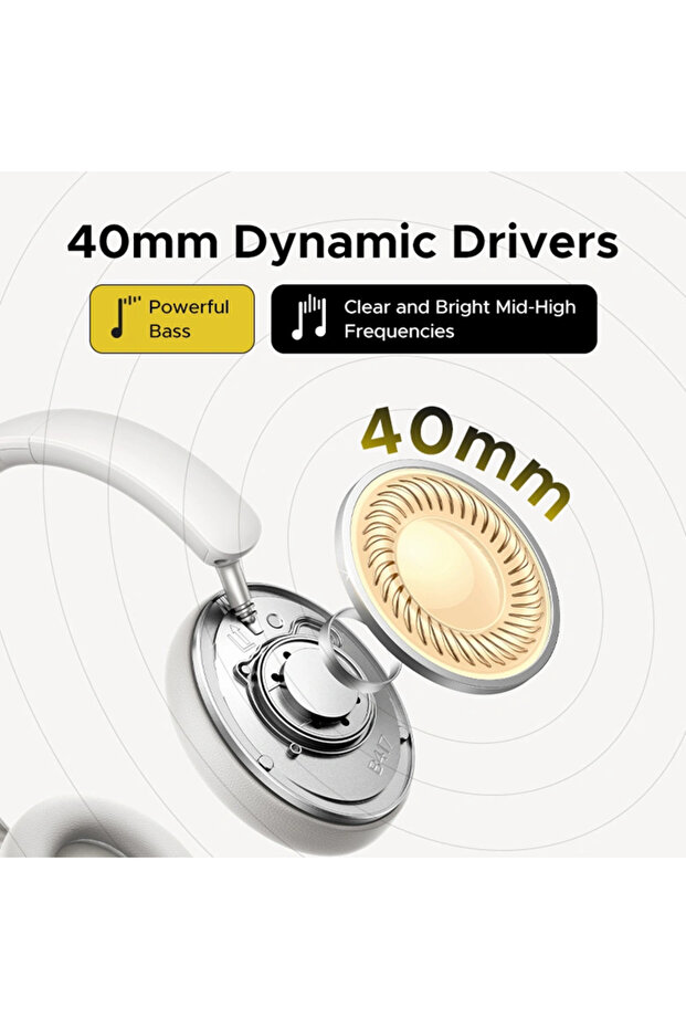 سماعة رأس لاسلكية ستوديو ماكس 2 بلوتوث - أبيض - 6