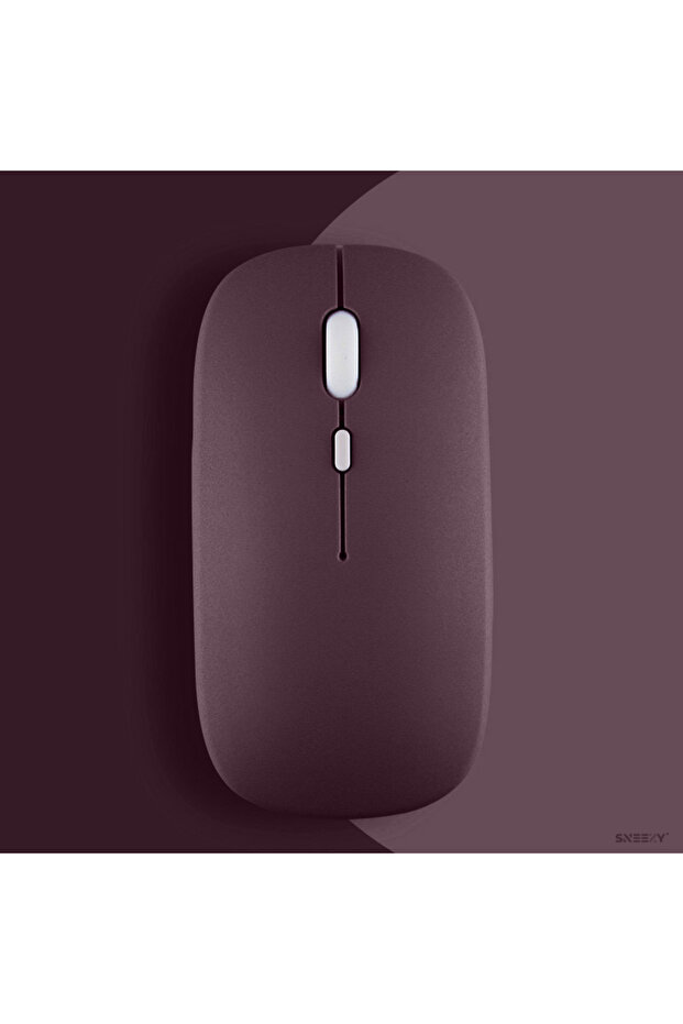 Honor Tablet Şarj Edilebilir Sessiz Mouse Bluetooth + 2.4Hz Wifi Kablosuz Mouse Fare - 1