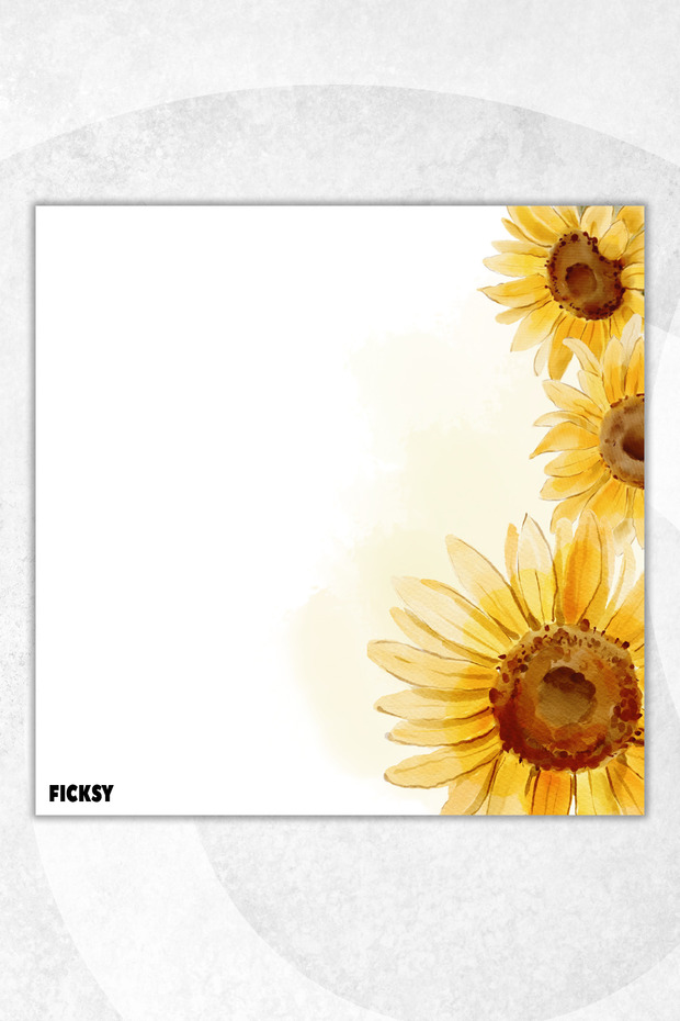 Flower Memo Pad - 9*9 cm Size - 50 Sheets - Notepad - Memopad - Note Paper - to Do List - Notebook - 1