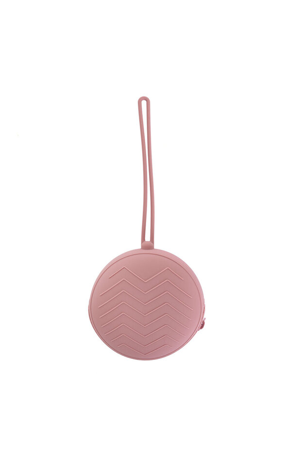 صندوق تخزين اللهايات باللون الوردي (2 قطعة) - 2