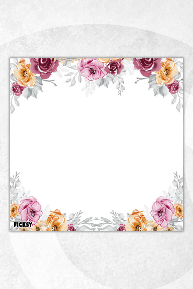Flower Memo Pad - 9*9 cm Size - 50 Sheets - Notepad - Memopad - Note Paper - to Do List - Notebook - 1