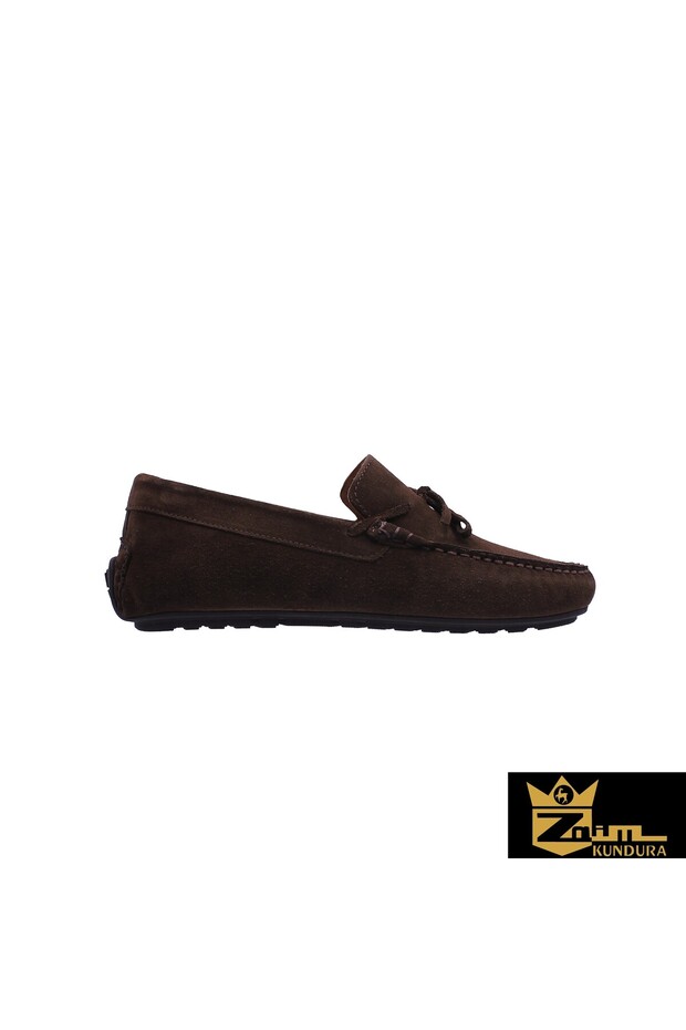 Men's Brown Genuine Suede Shoes 342890901-1