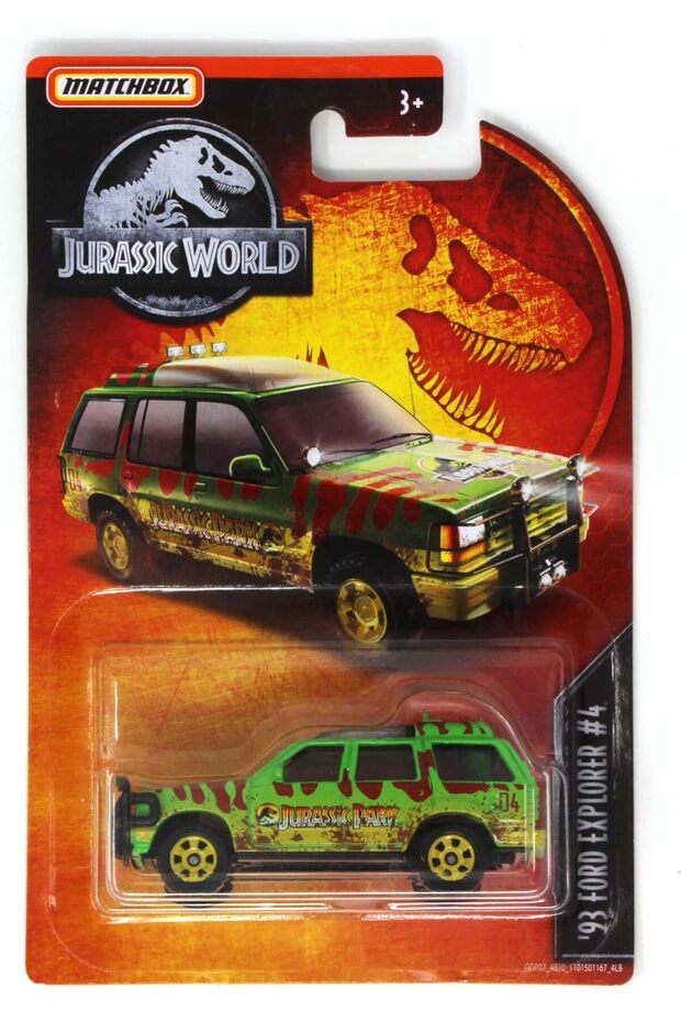 Jurassic World '93 Ford Explorer #4 Die-Cast Toy Car – Movie-Inspired Collectible Vehicle