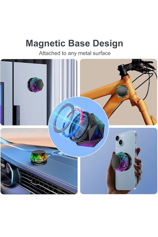 Magnetic Speaker, Bluetooth Speaker, 115dB High Definition Sound, Portable, Small Size - 4