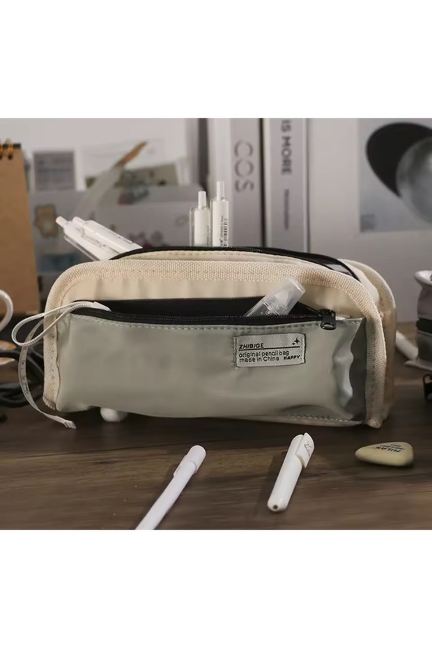 Large Capacity Canvas Waterproof Luxury Large Capacity Pencil Case Wallet Preschool Cute Gift