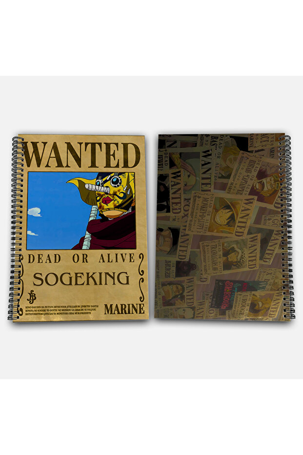 One Piece Usopp Unlined A4 School Notebook 72 Sheets Model 1 - Straw Hat Series - 1