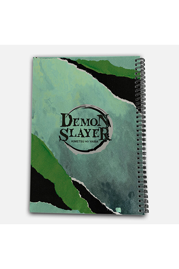 Demon Slayer Sanemi Striped A4 School Notebook 72 Sheets Model 1 - 3