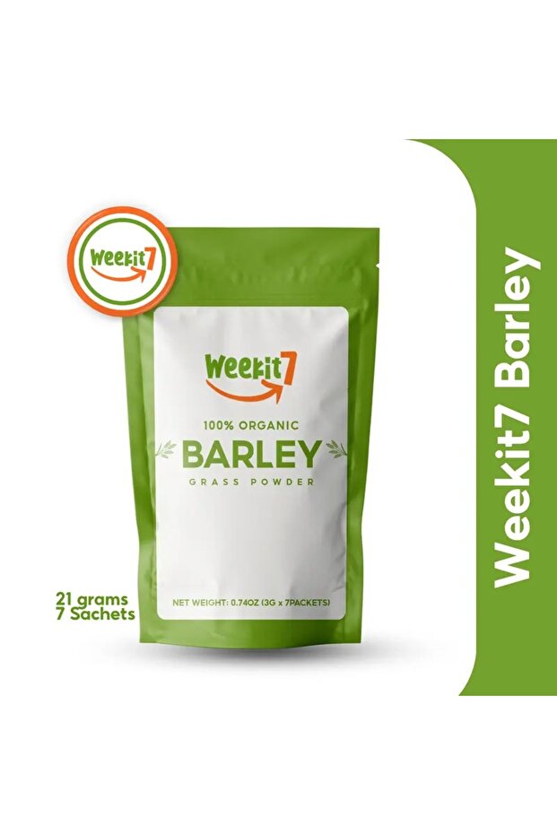 Weekit 7 Organic Barley Grass Powder FDA Approved Natural Pure Barley Grass Weight Loss Barley