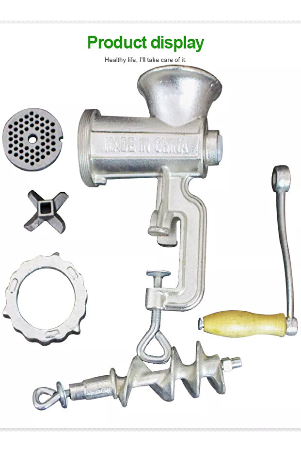 مفرمة لحم يدوية متعددة الاستخدامات مقاس 10 - 5