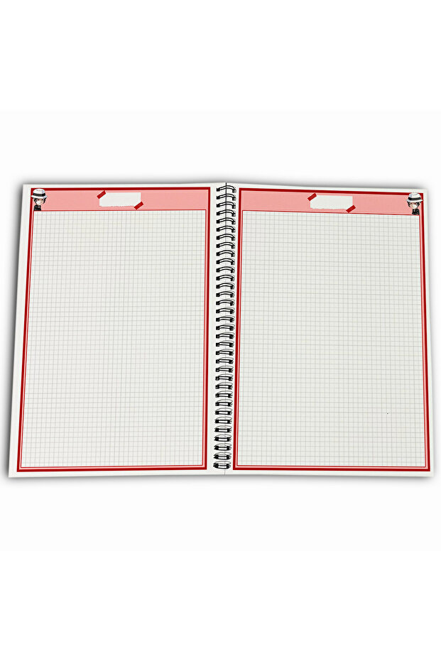 Demon Slayer Muzan Checkered A4 School Notebook 72 Sheets Model 1 - 4