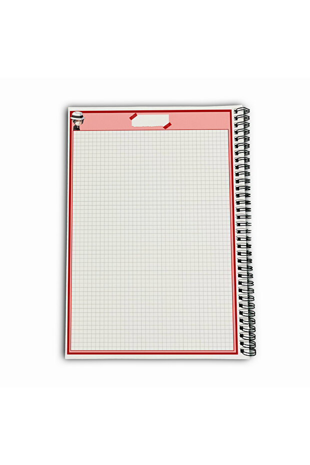 Demon Slayer Muzan Checkered A4 School Notebook 72 Sheets Model 1 - 6