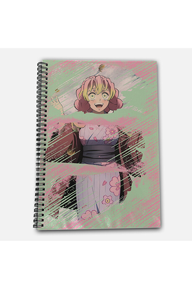 Demon Slayer Mitsuri Unlined A4 School Notebook 72 Sheets Model 2 - 2