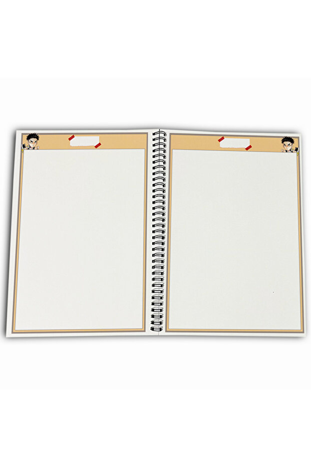 Demon Slayer Gyomei Unlined A4 School Notebook 72 Sheets Model 1 - 4