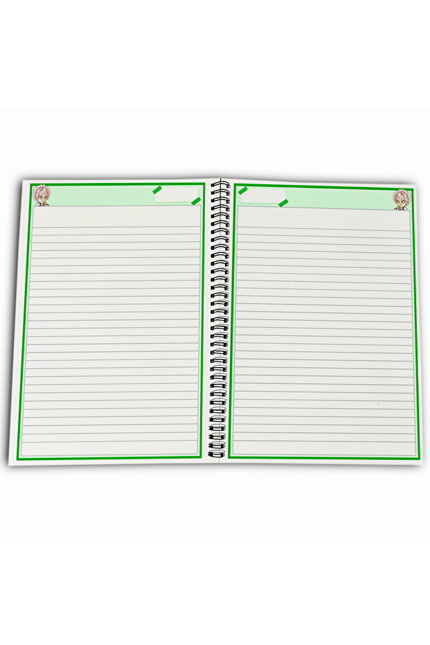 Demon Slayer Sanemi Striped A4 School Notebook 72 Sheets Model 1 - 4