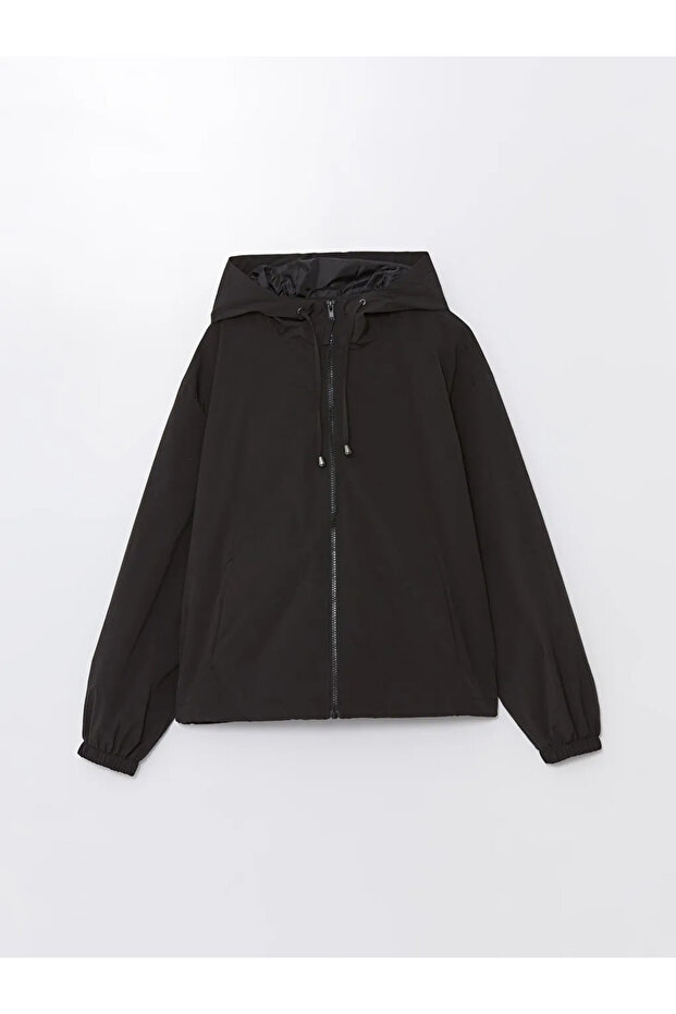 Kapüşonlu Kadın Yağmurluk - 5
