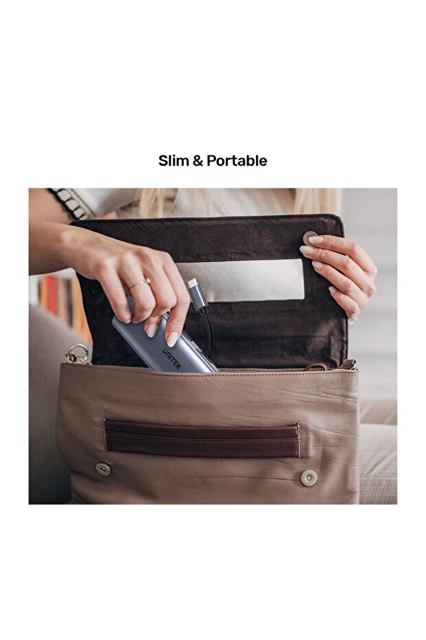 موزع USB-C 9 في 1 مع شاشة مزدوجة وقارئ بطاقات مزدوج وتقنية PD بقوة 100 واط | D1113A - 7