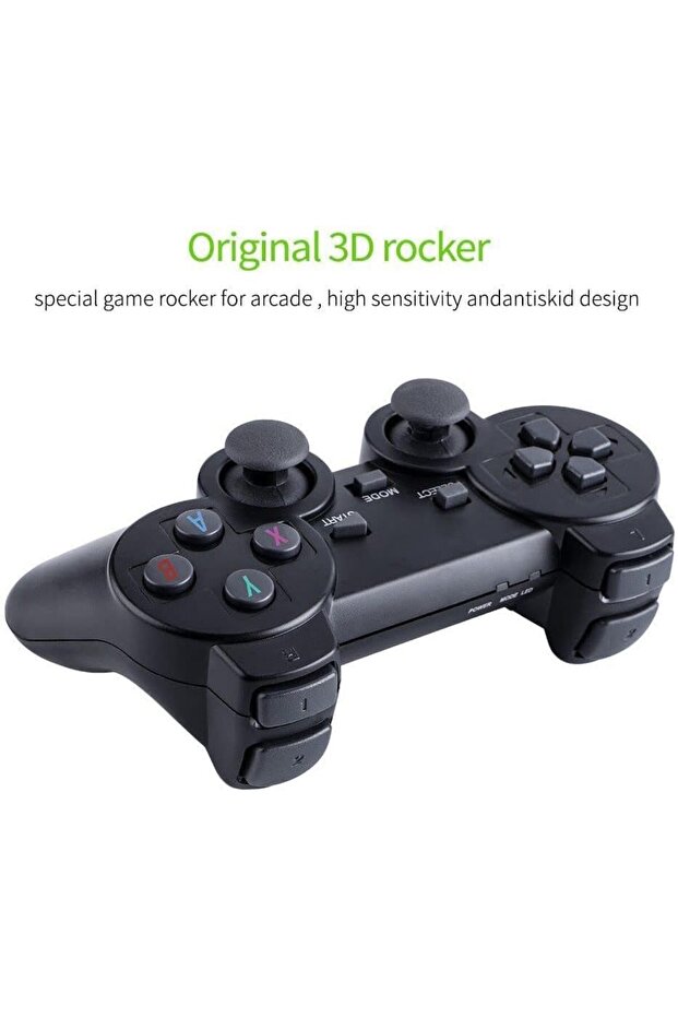 M8 Game Stick 4K Game Console with Two 2.4G Wireless Gamepads Dual Players HDMI Output - 5
