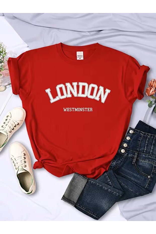 London Westminster Printed Women's Cotton T-Shirt