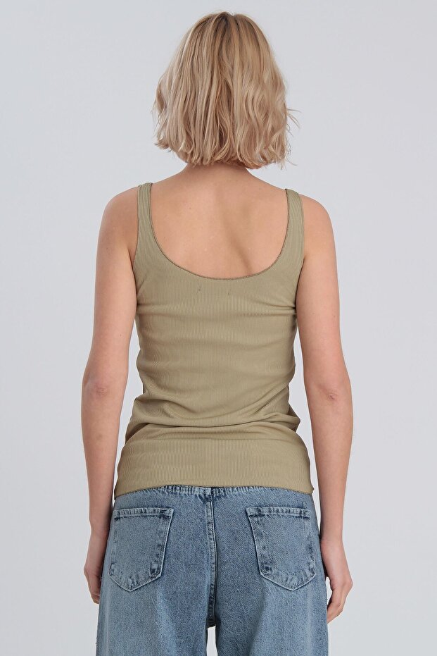 Kadın Kaşkorse Basic Atlet - 3