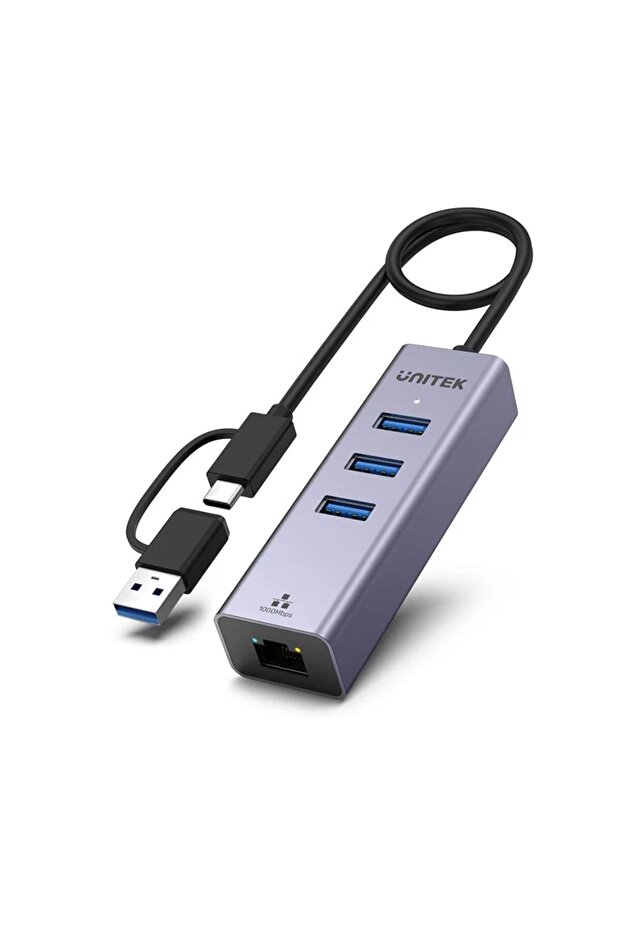 4-in-1 Ethernet Hub Y-3088B – Fast & Reliable - 1