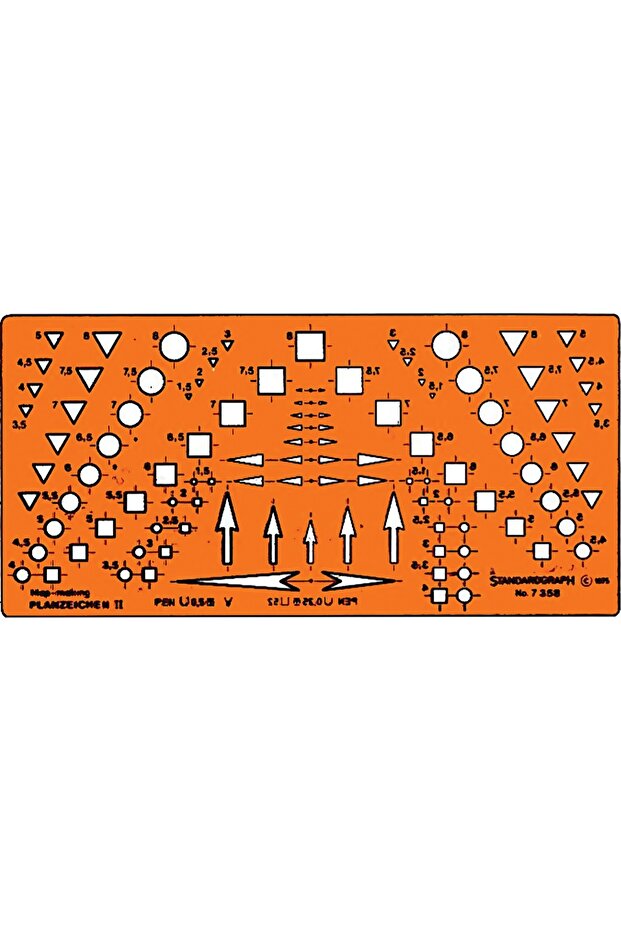 Drawing Template for Precise Technical Work - 1