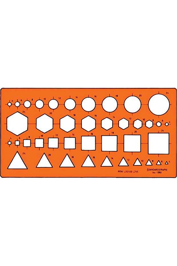 Drawing Template for Precise Technical Work - 1
