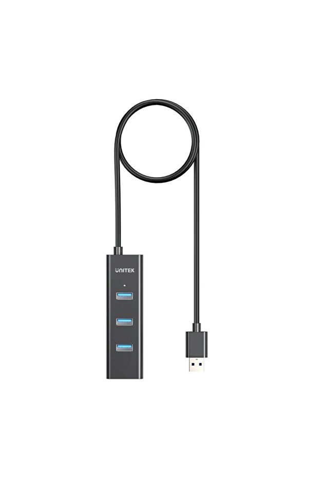 4-in-1 USB-A Hub with USB-C Power | Y-3089V - 1