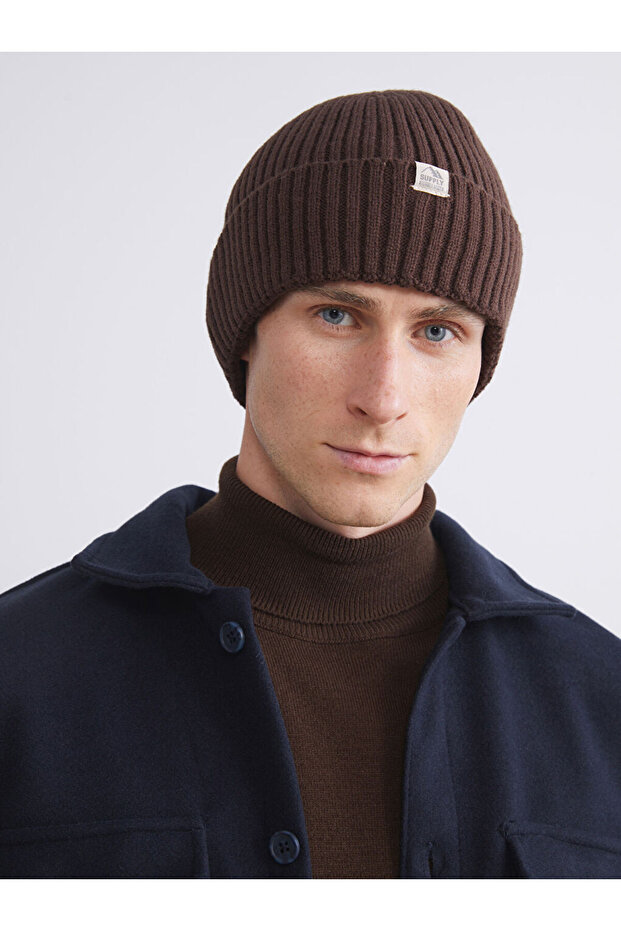 Create Your Style from Uzg Store |   Men's Beret with Embroidered Label - 1