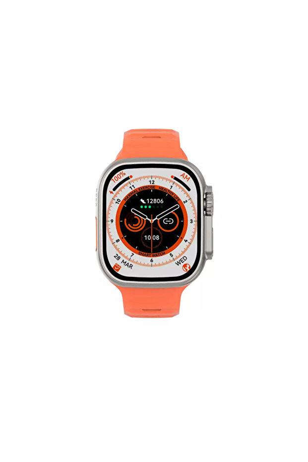 SmartWatch 2.0" IPS FULL VIEW, Bluetooth Call, Thermometer, SpO2 Oximeter, Call and Re Notifications - 4