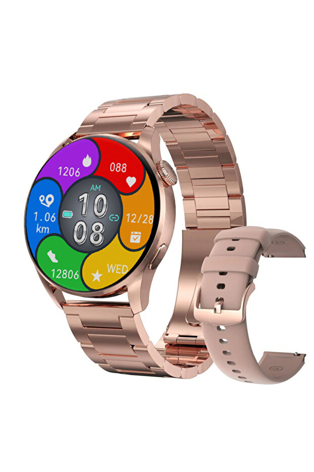 SmartWatch LikeSmart Dynamic FiT, 1.36" IPS, Bluetooth Calling, Romanian Language Menu, Pulse Oximeter Sp - 1