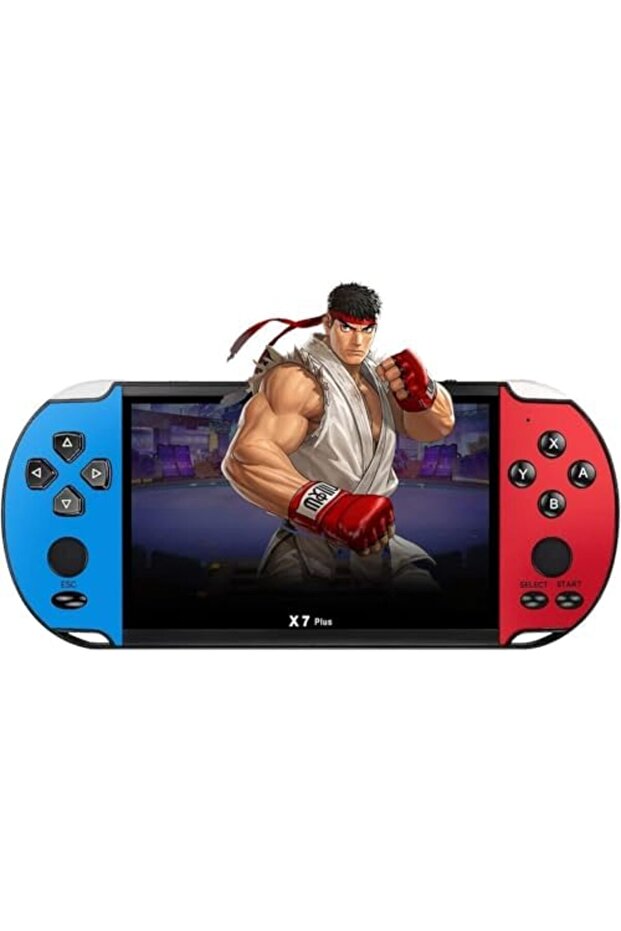 X7 Plus 5.1" Handheld Game Console with 1000+ Built-in Games, Dual Joysticks, 8GB Storage, MP5 Playe - 1