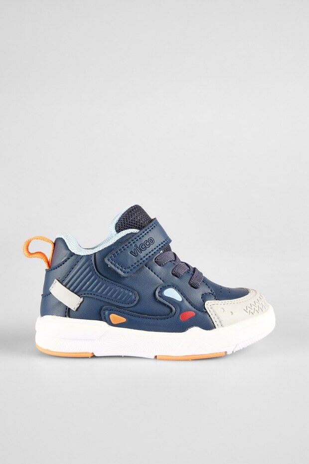 Nita Orthopedic Boys' Navy Blue Comfortable Sports Boots