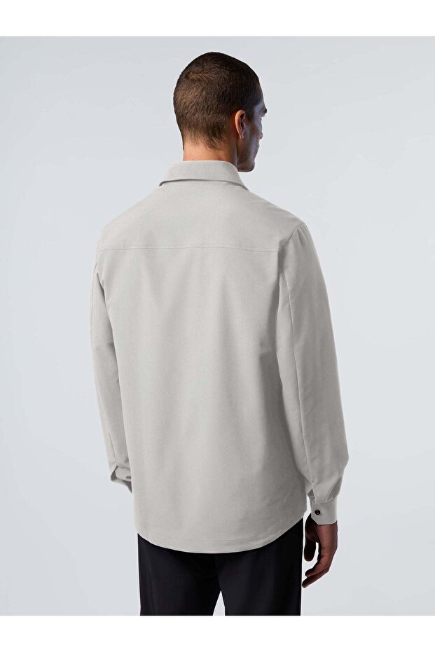 Regular Fit Geniş Yaka Gömlek - 2