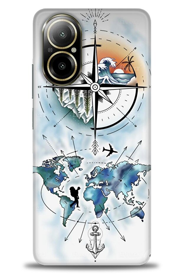 حافظة A+ Plus متوافقة مع 12 Lite 4G + واقي شاشة سيراميك غير قابل للكسر - 82 - 1