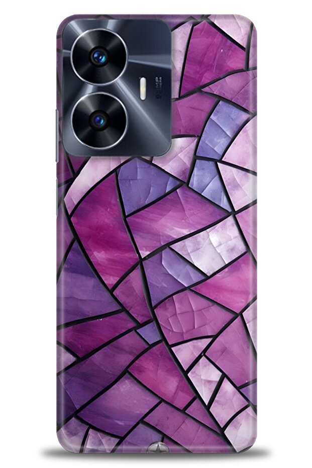 حافظة A+ Plus متوافقة مع 4G C55 + واقي شاشة سيراميك غير قابل للكسر - 331 - 1