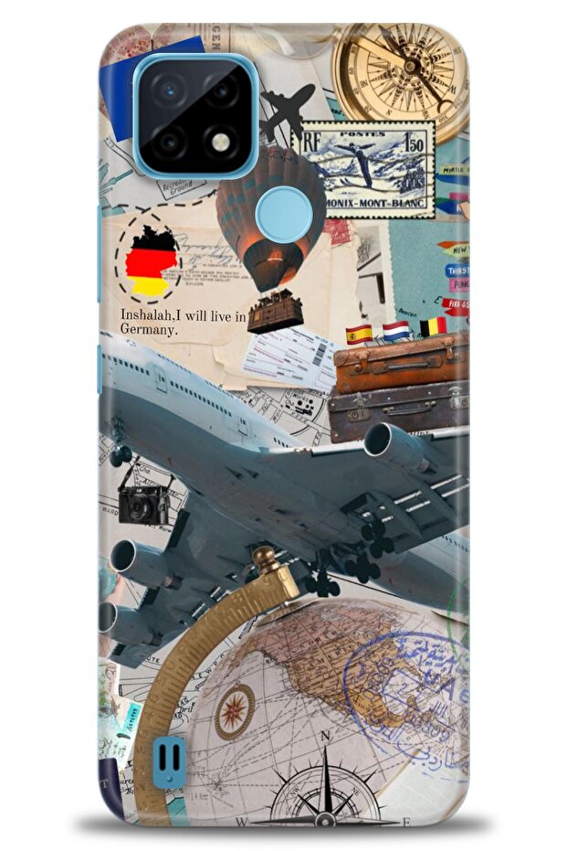 حافظة متوافقة مع C21 A+ Plus + واقي شاشة من السيراميك غير قابل للكسر - 261 - 1