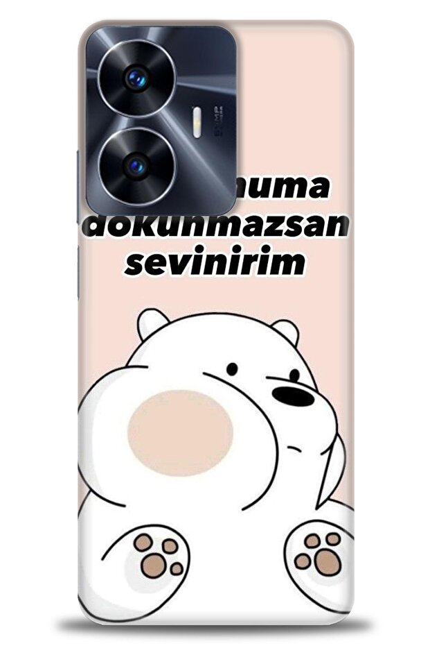 حافظة A+ Plus متوافقة مع 4G C55 + واقي شاشة سيراميك غير قابل للكسر - 158 - 1